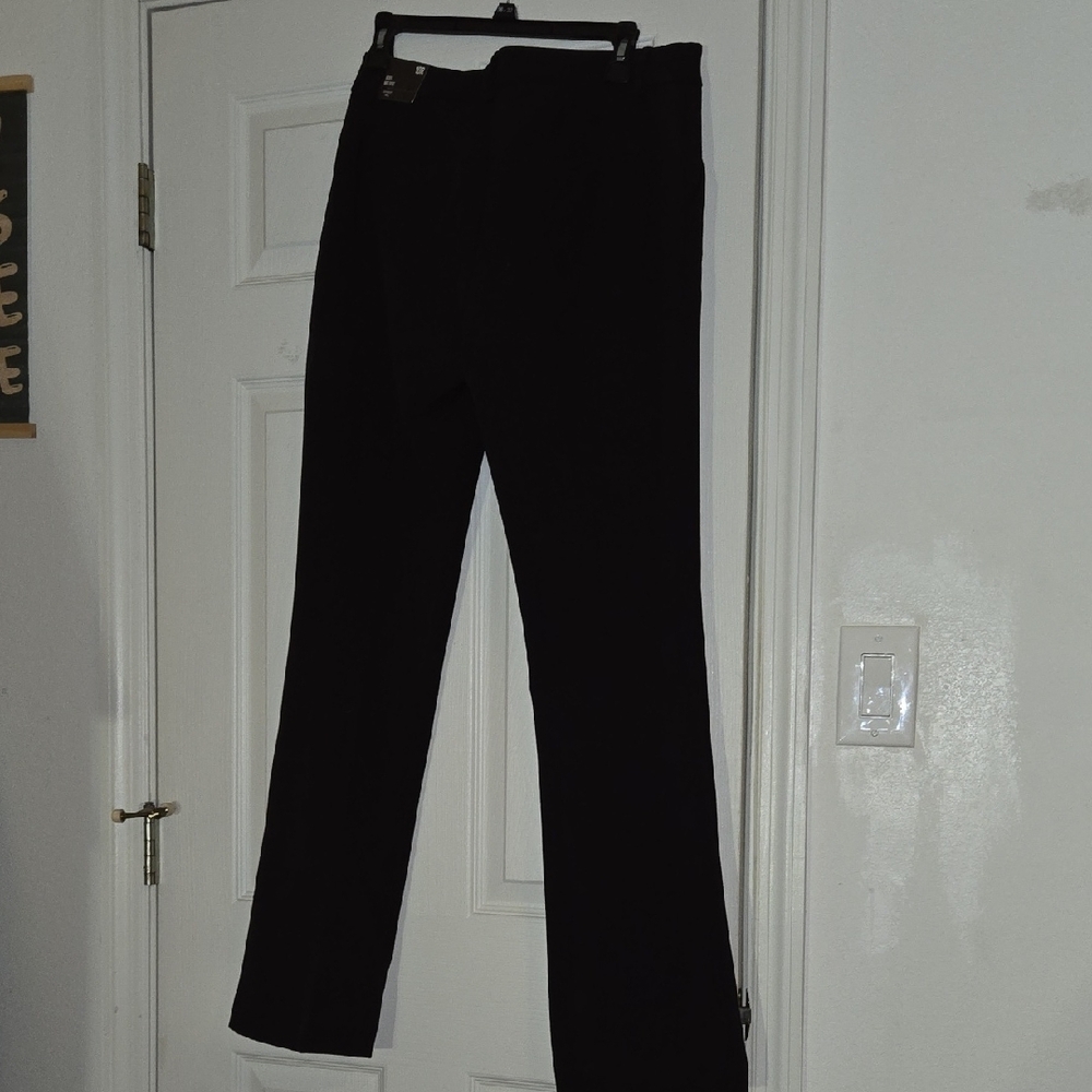NWT Express Classic Boot Midrise Black Supersoft Twill Pants Size 10R - Picture 4 of 6